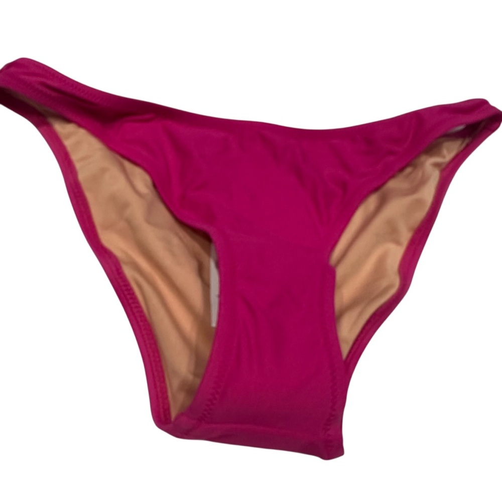 J. Crew Pink Bikini Bottom BP209 Size Large New with Tags